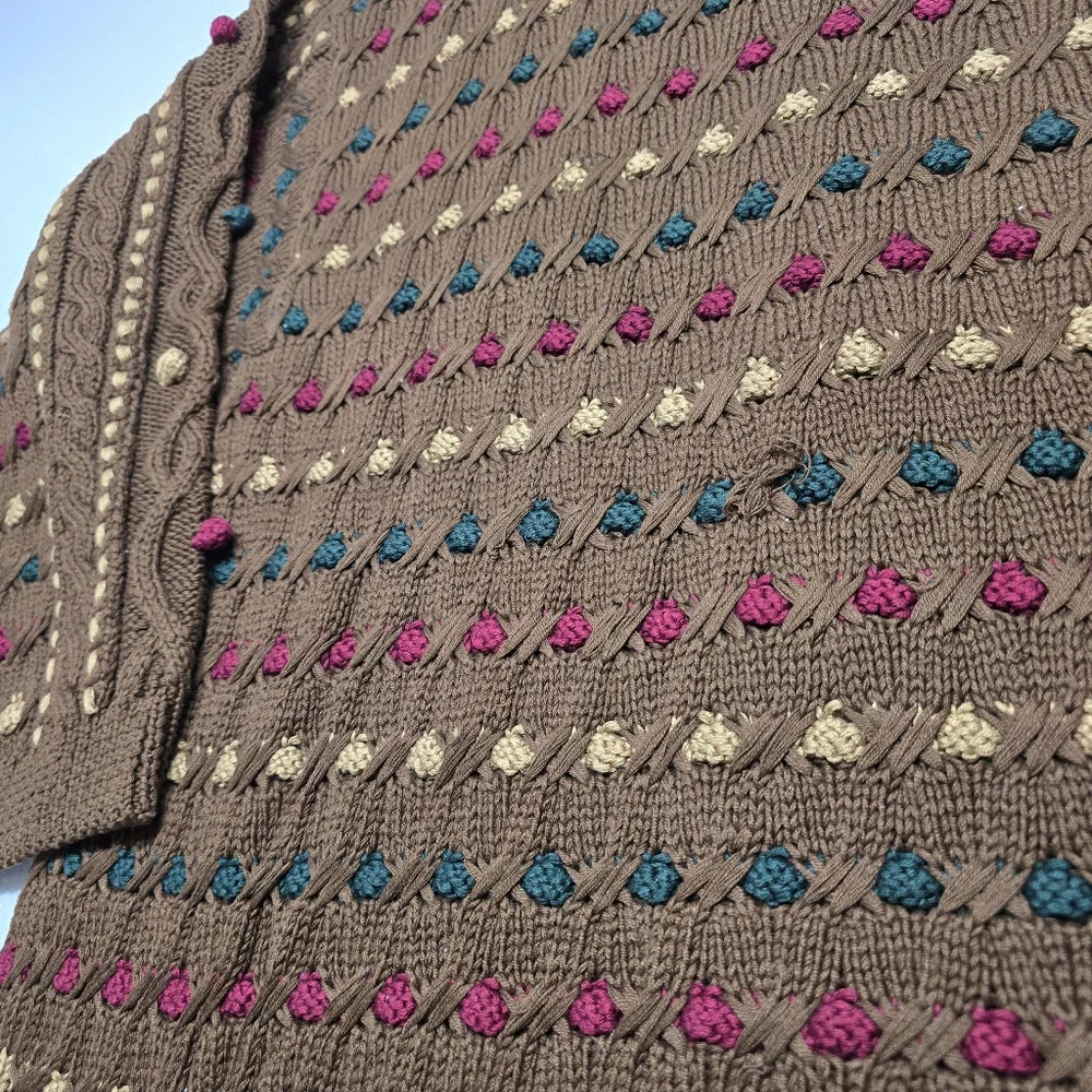 Vintage Anne Klein Brown Sweater - Picture 6 of 7